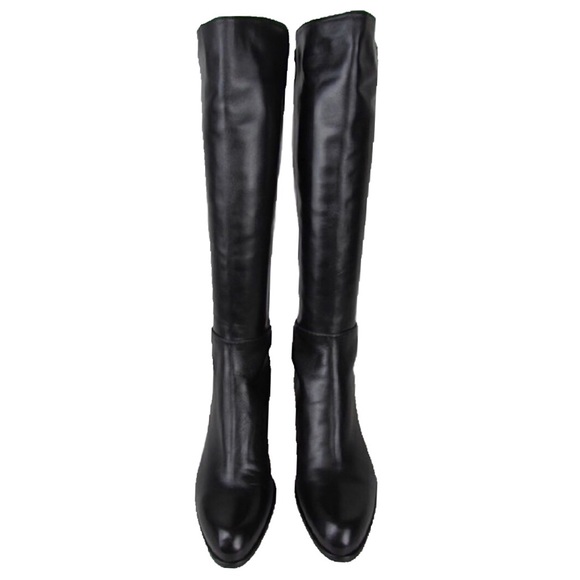 Stuart Weitzman 50/50 Napa Leather & Stretch Boot - Picture 3 of 16